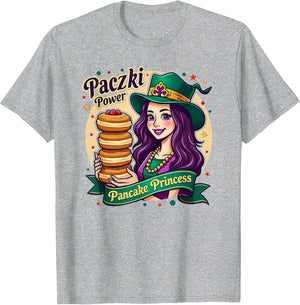 Paczki Power Pancake Princess Fat Tuesday Design