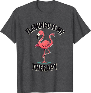 Flamingo Is My Therapy Tropical Vibes Design