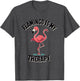 Flamingo Is My Therapy Tropical Vibes Design
