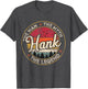 Hank The Man The Myth The Legend Personalized Name