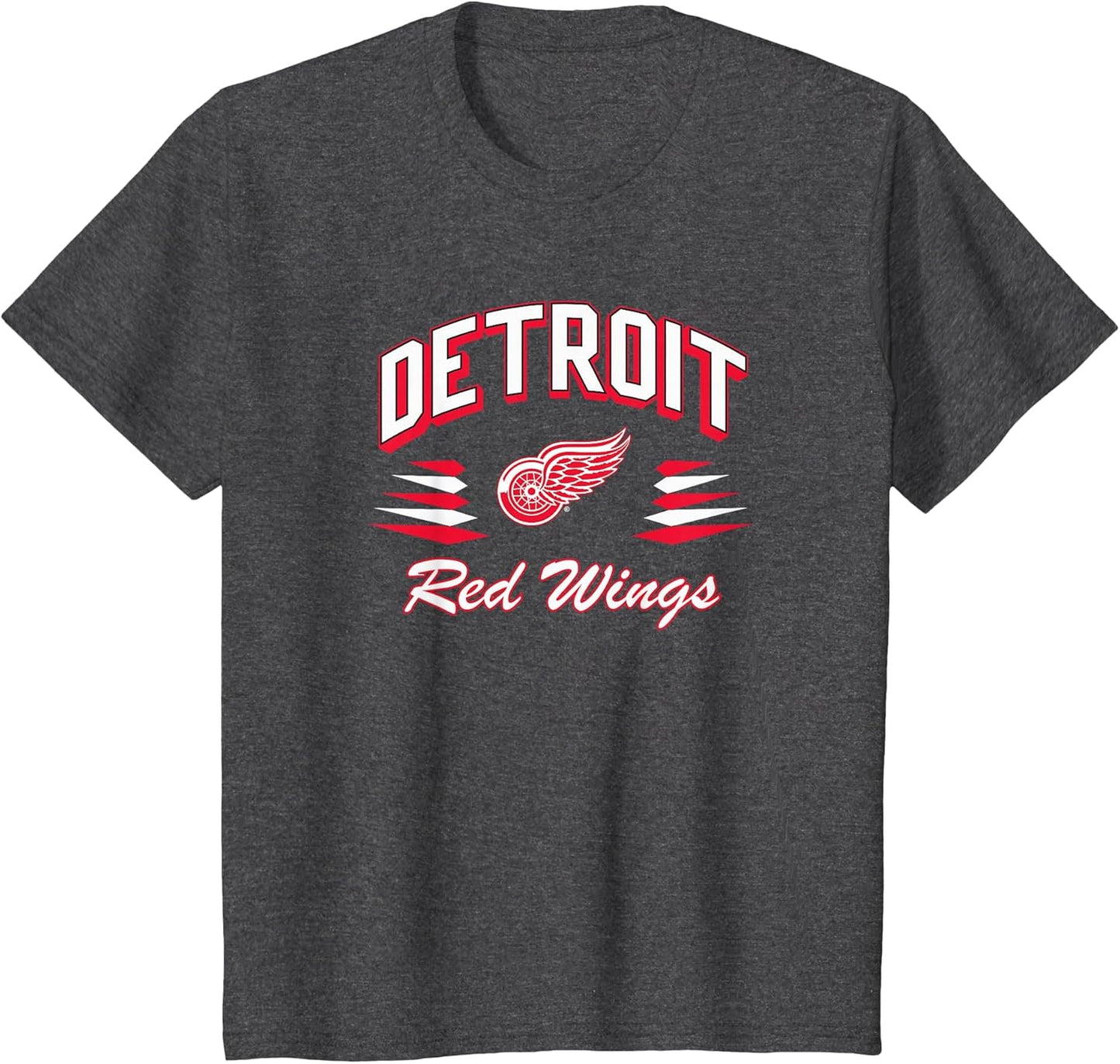 Detroit Red Wings Retro Diamond Dark Heather Licensed