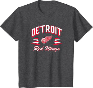 Detroit Red Wings Retro Diamond Dark Heather Licensed