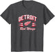 Detroit Red Wings Retro Diamond Dark Heather Licensed