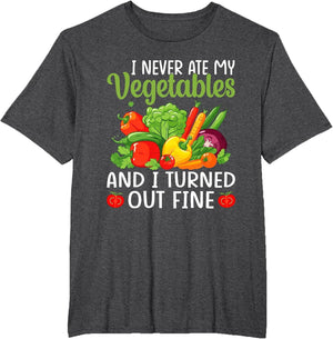 I Don't Eat Anything Vegetables Funny Vegetarian Sarcastic