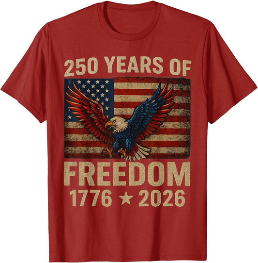 250 Years American Flag Anniversary USA 250th Birthday