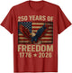 250 Years American Flag Anniversary USA 250th Birthday