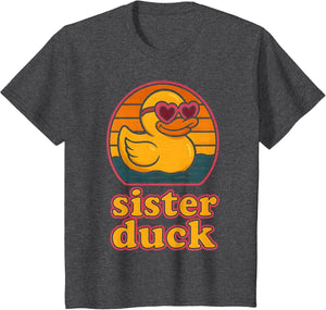 Sister Duck Rubber Duck Vintage Rubber Duckie Birthday Girls
