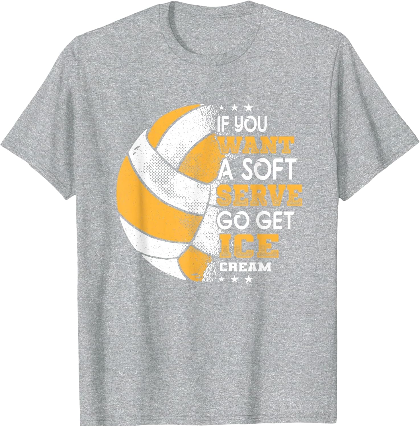 If You Want A Soft Serve Go Get Ice Cream Funny Volleyball