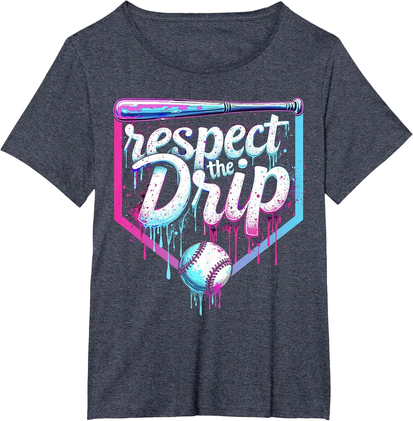Baseball Drip Boys Ice Cream Respect The Drip Players & Fans
