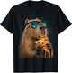 Capybara Eating Pizza Funny Cute
