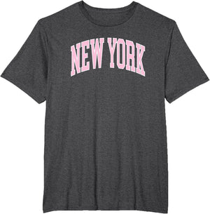 New York Souvenir Pink Retro Preppy Throwback Classic