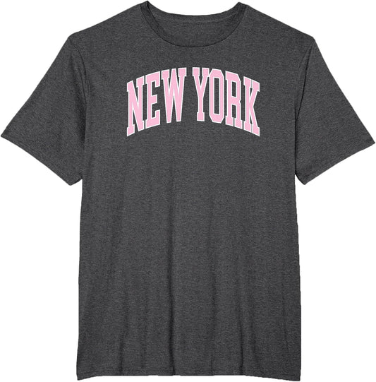 New York Souvenir Pink Retro Preppy Throwback Classic