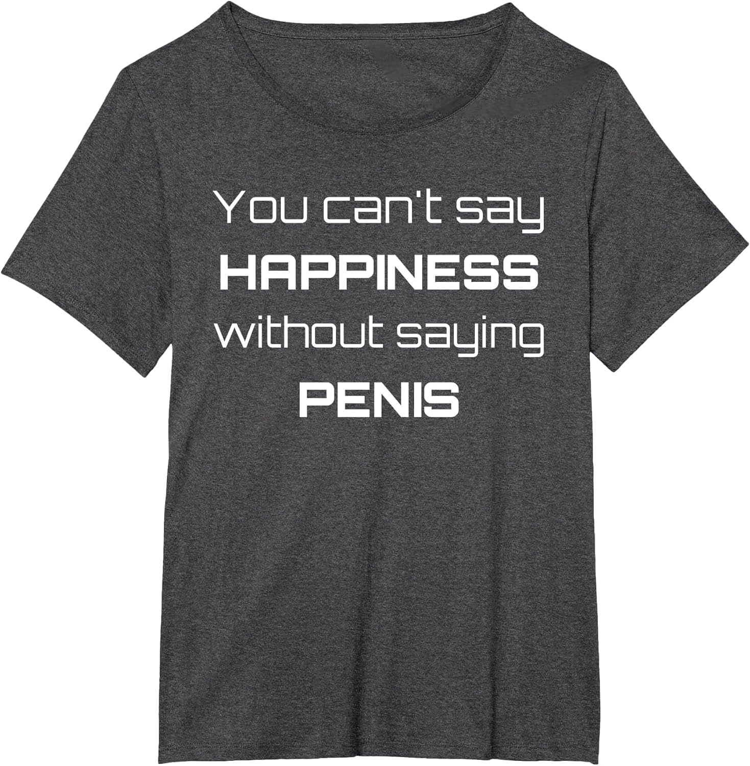 Can't Say Happiness Without Penis Funny Logo