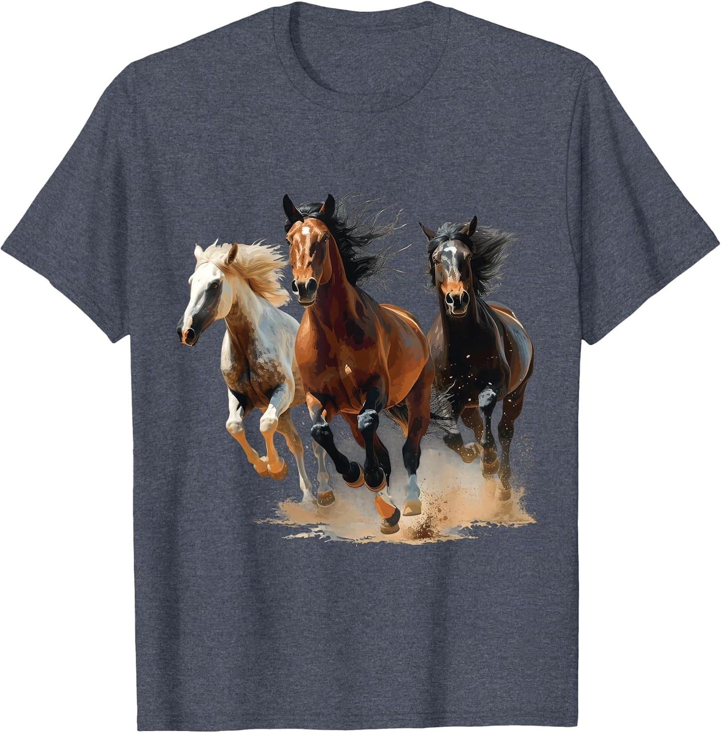 Vintage Horses Lover Graphic Women Boys Girls