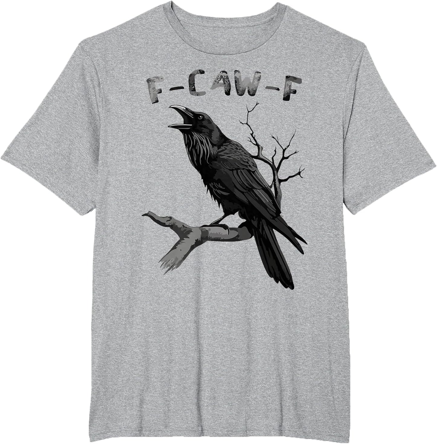 F-Caw-F Funny Black Raven Vintage Crow Sarcastic Humor