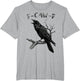 F-Caw-F Funny Black Raven Vintage Crow Sarcastic Humor
