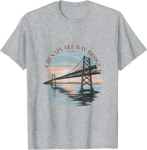 Vintage Chesapeake Bay Bridge Sunrise Memento Maryland Icon