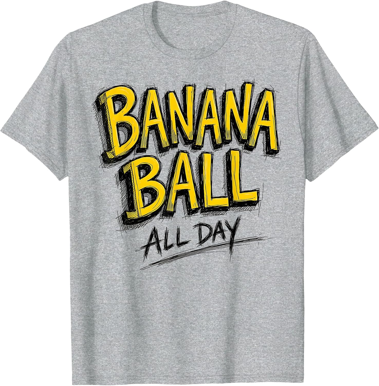 Banana Ball All Day Fun Tropical Sports Design