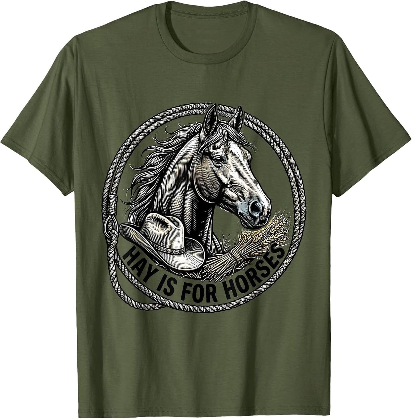 Hay Is For Horses Cowgirl Western Design