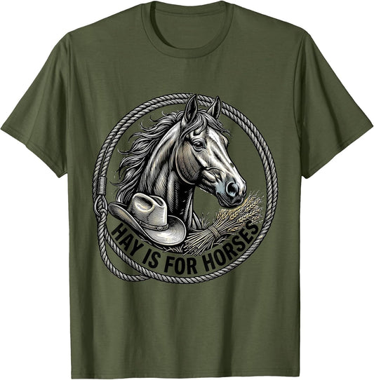 Hay Is For Horses Cowgirl Western Design