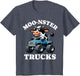 Moo Cow Monster Truck Boys Kids Farm Animals Cute Pun