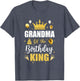 Grandma of The Birthday King Boys Men Bday Party