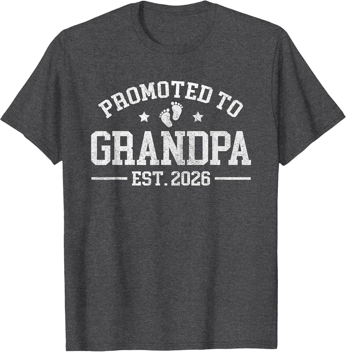 Promoted to Grandpa est. 2026 Grandparents Baby Announcement