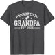 Promoted to Grandpa est. 2026 Grandparents Baby Announcement
