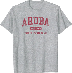 Aruba Est 1499 Throwback Letter Souvenir