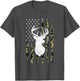 Hunting Shirt American Camouflage Flag Deer Silhouette