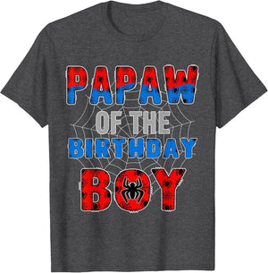 Papaw of The Birthday Boy Family Spider Web Birthday Party