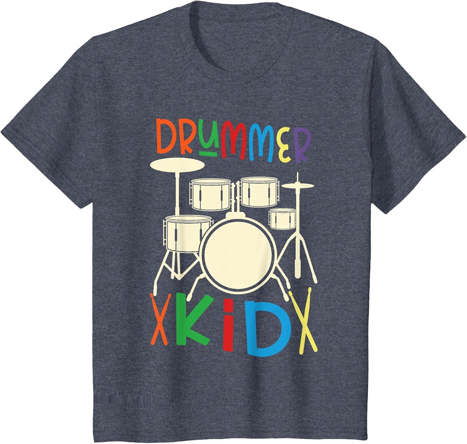 Drummer Kid Drum Player Rocker Musician Musical Instrument