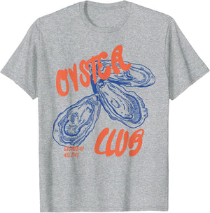 Retro Funny Oyster Club Seafood Lovers Enthusiasts Saying