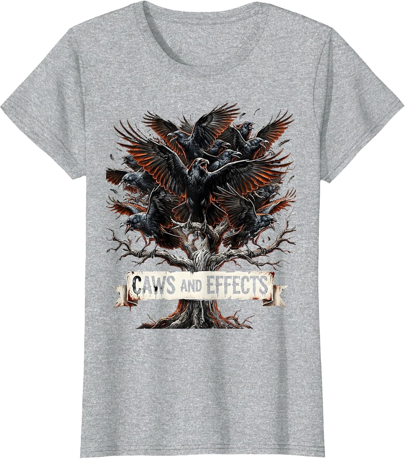 Caws and Effects Funny Crow Bird Design