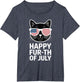Happy Fur-th of July Cat 4th July Pun