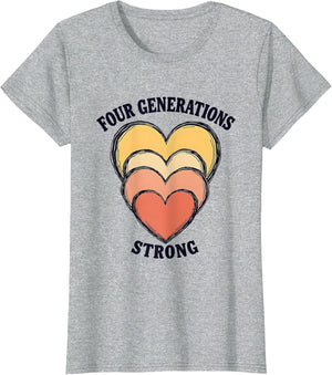 Four Generations Strong Great Grandma Design