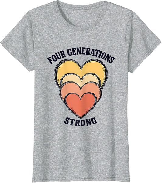 Four Generations Strong Great Grandma Design