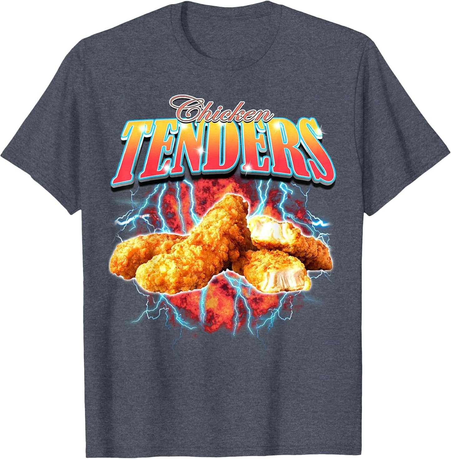 Bootleg Rap Funny Chicken Tenders Vintage 90s Heavy-Metal