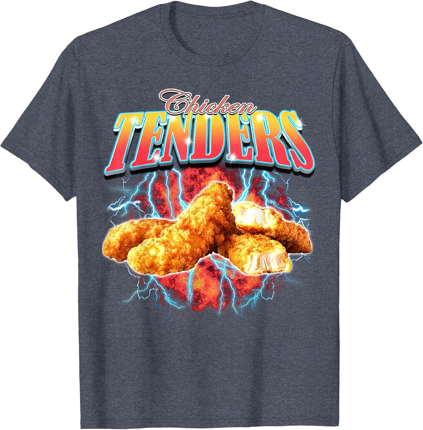 Bootleg Rap Funny Chicken Tenders Vintage 90s Heavy-Metal