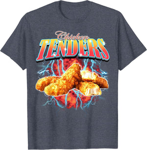 Bootleg Rap Funny Chicken Tenders Vintage 90s Heavy-Metal