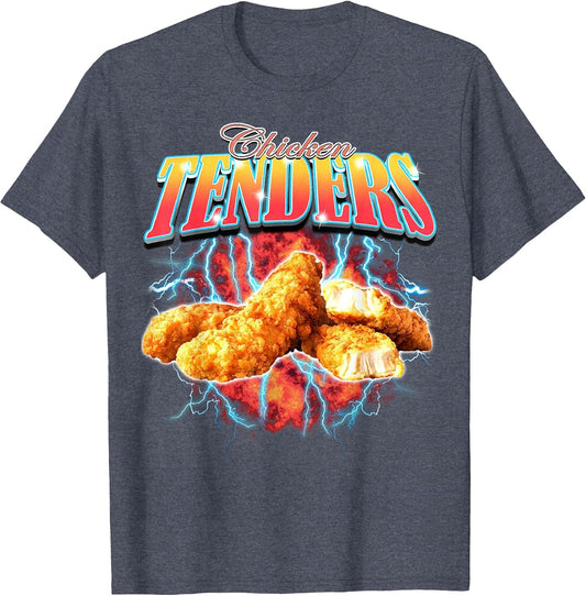 Bootleg Rap Funny Chicken Tenders Vintage 90s Heavy-Metal