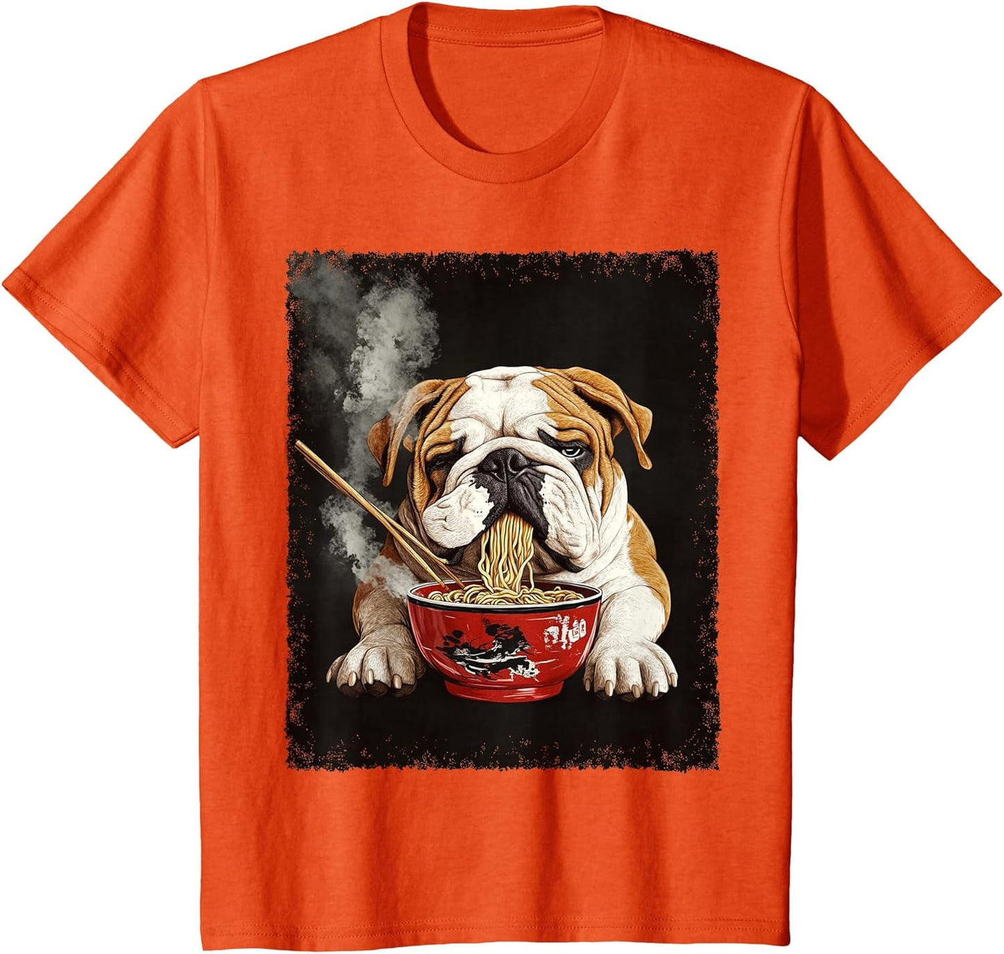 English Bulldog Dog Ramen