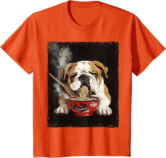 English Bulldog Dog Ramen