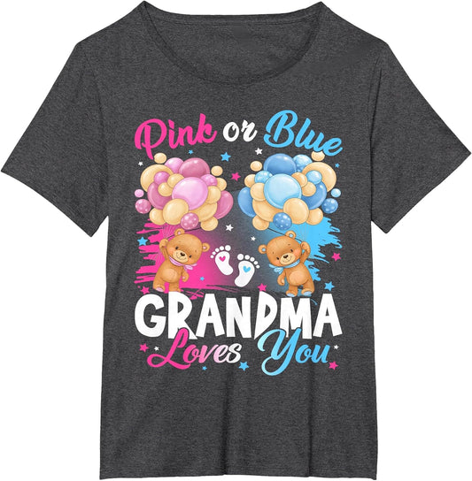 Bears Pink Or Blue Grandma Loves You Gender Reveal