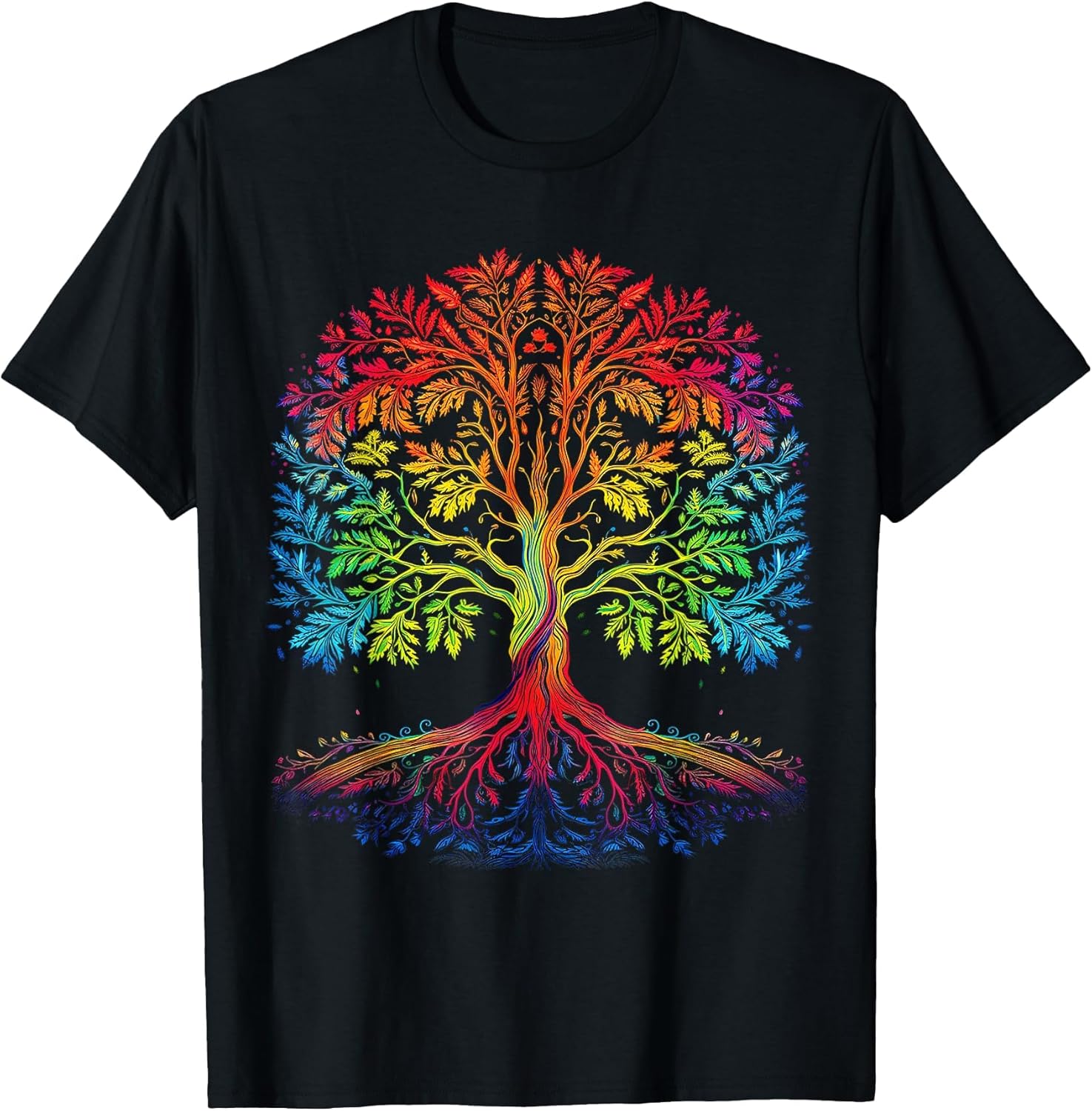 Tree Colorful Art Leaves Nature Graphic Motif Tree