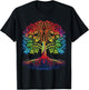 Tree Colorful Art Leaves Nature Graphic Motif Tree