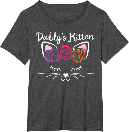 Daddy's Kitten BSDM - DDLG Cute Kitty Graphic Flower Kinky