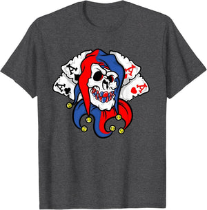 Joker Skull Face Poker Playing Card Sarcasm Smile