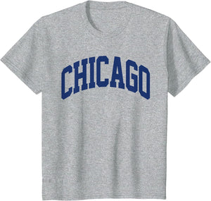 Retro Chicago Throwback Classic Chicago Men Women Blue