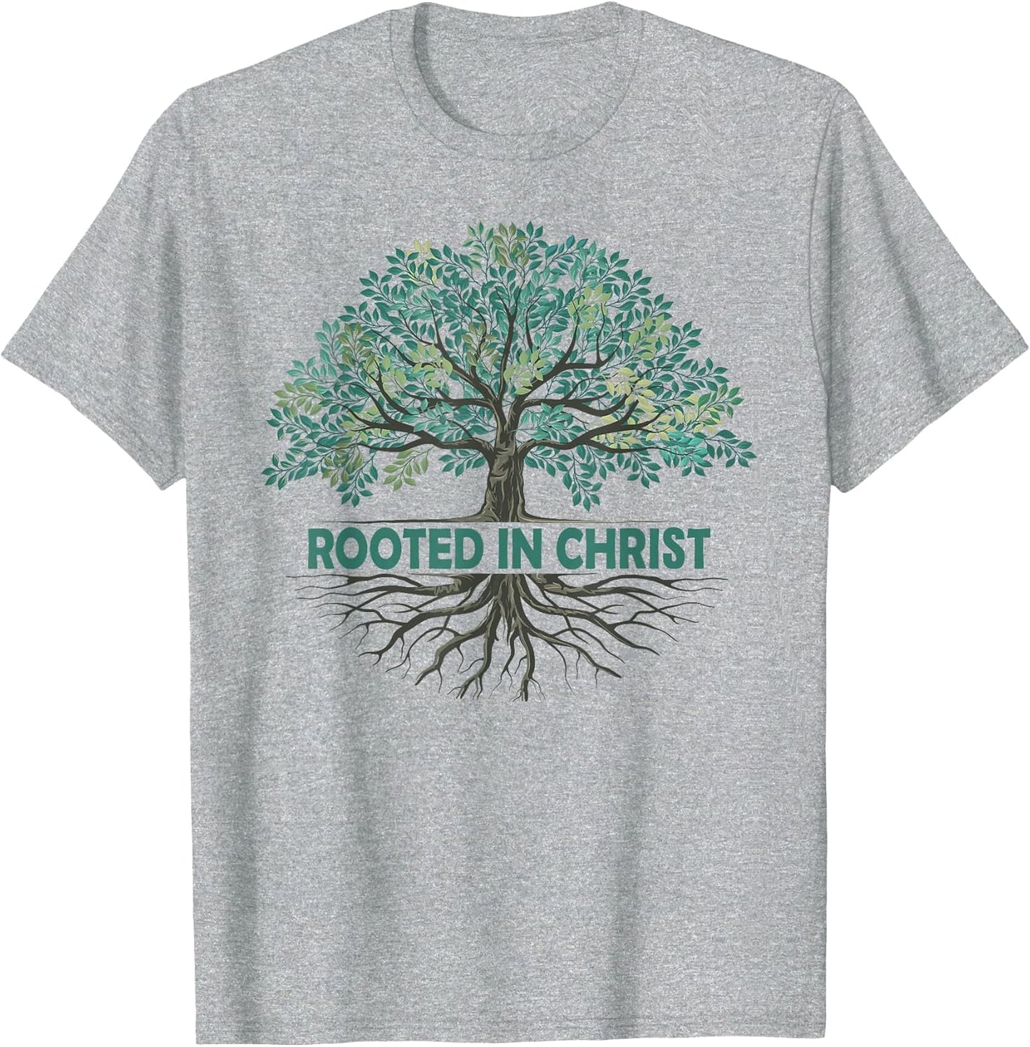 Rooted in Christ Tree God Roots Jesus Christians